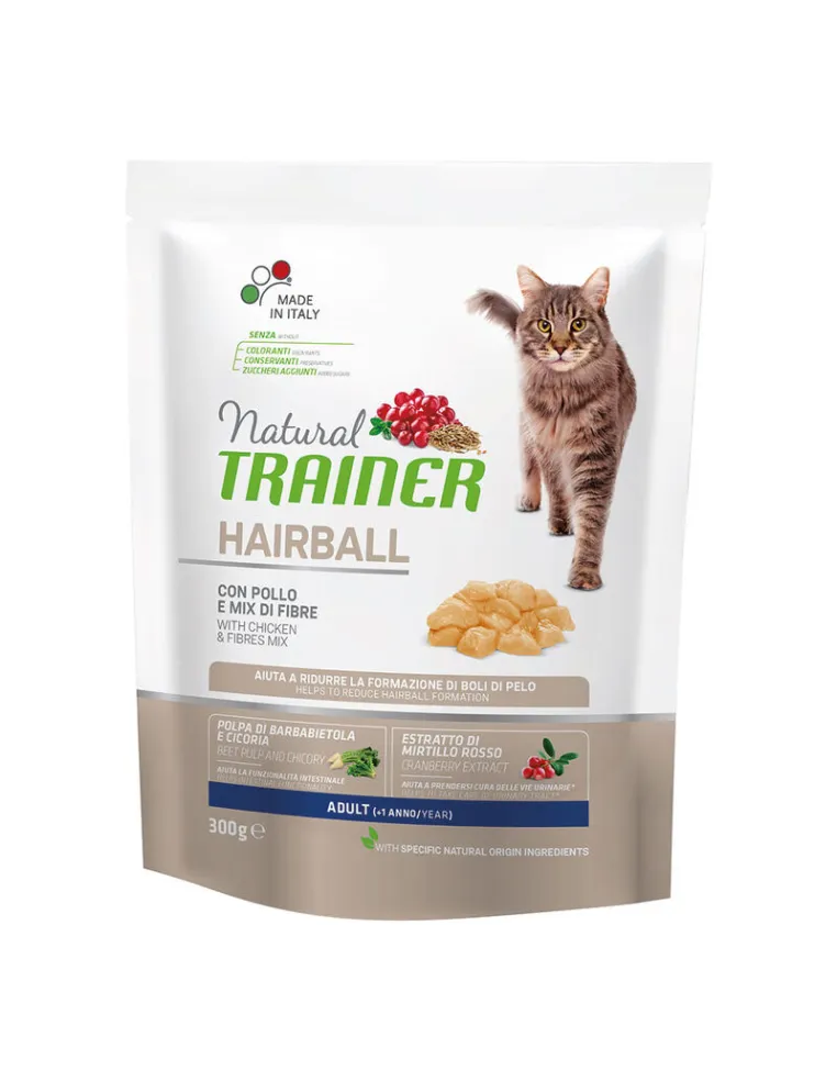 Natural Trainer Cat Hairball 300g Fresh Chicken