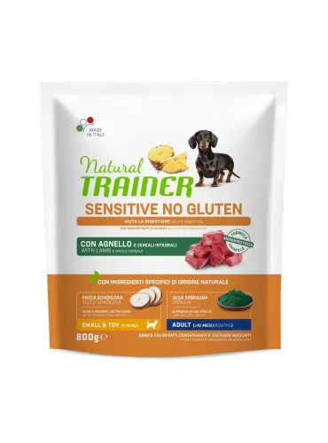 Natural trainer Sensitive cane No Gluten Mini Adult Agnello 800 gr