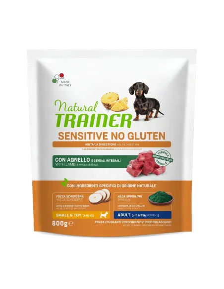 Natural trainer Sensitive cane No Gluten Mini Adult Agnello 800 gr