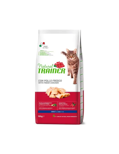 Natural trainer gatto Adult con pollo fresco 10 kg