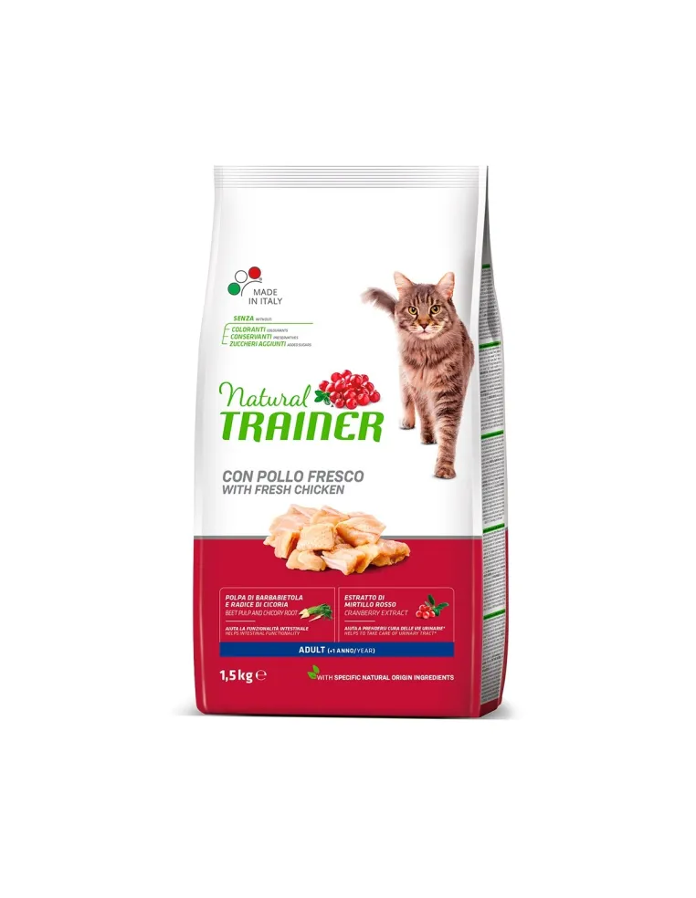 Natural trainer gatto Adult con pollo fresco 1,5 kg