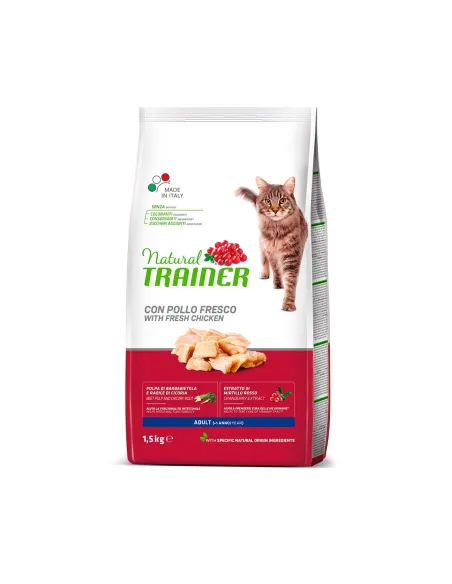 Natural trainer gatto Adult con pollo fresco 1,5 kg Natural trainer gatto Adult con pollo fresco 1,5 kg