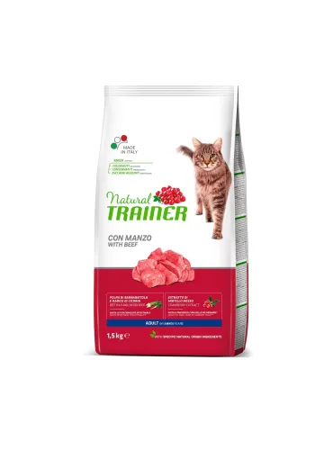 Natural trainer gatto Adult con manzo 1,5 kg