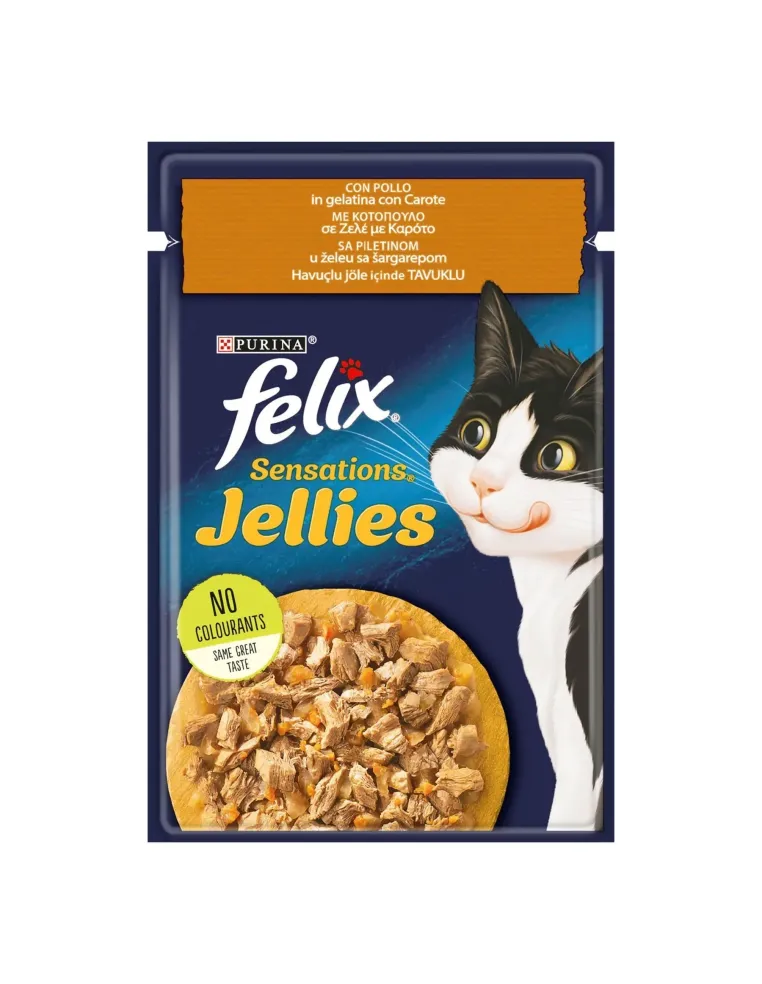 Felix Sensations Pollo Carote 85 gr