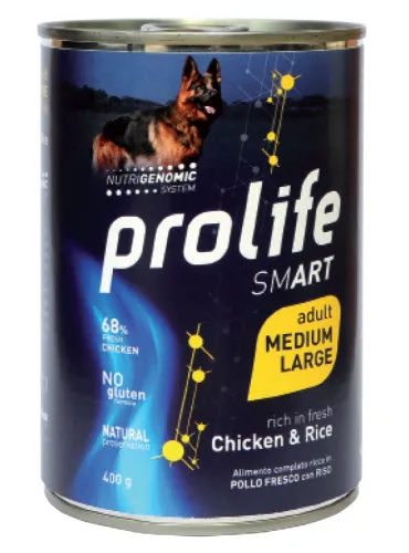 Prolife Dog Smart Adult Chicken&Rice M/L 800g