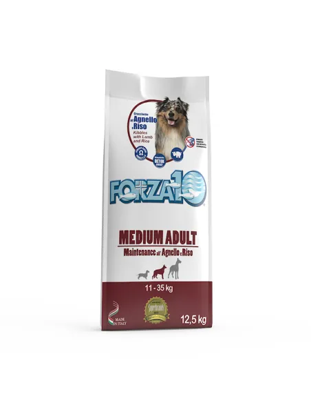 Forza10 Cane Medium Maint Agnello Riso 12,5 Kg