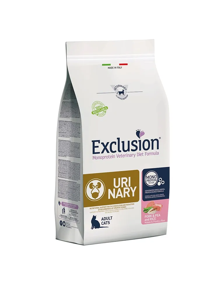 Exclusion Cat Urinary Maiale Riso 300 Gr