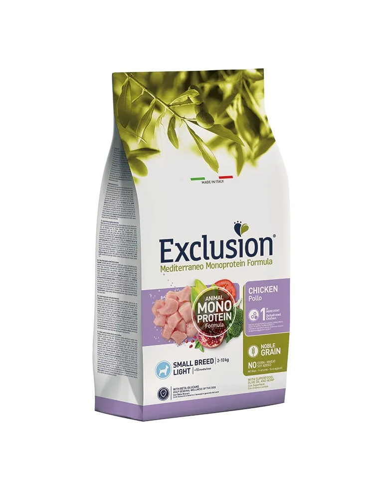 Exclusion Mediterraneo Light Pollo Small 2 Kg