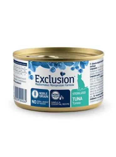 Exclusion Cat Noble Grain Sterilized Tonno 85 Gr