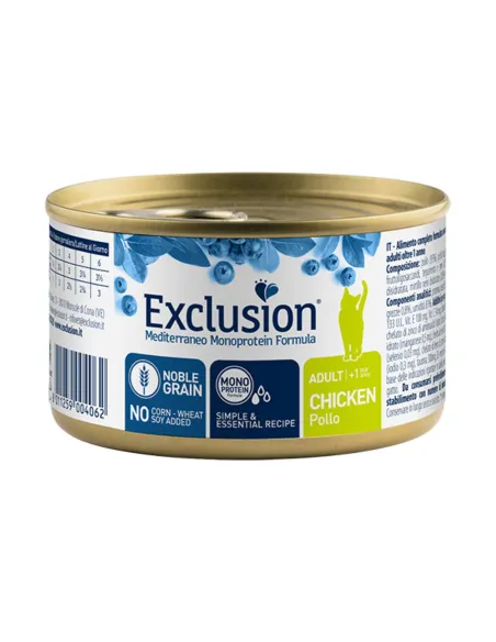 Exclusion Cat Noble Grain Adult Pollo 85 Gr