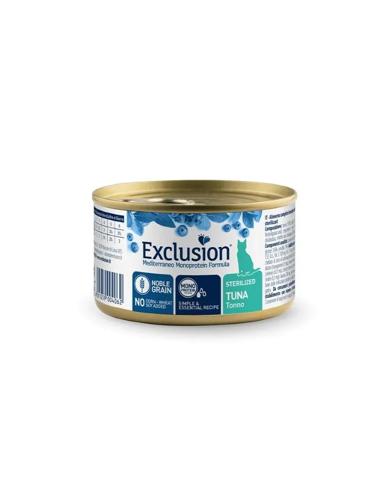 Exclusion Cat Noble Grain Adult Tonno 85 Gr