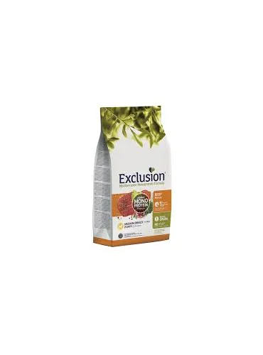 Exclusion Mediterraneo Puppy Medio Manzo 3 Kg