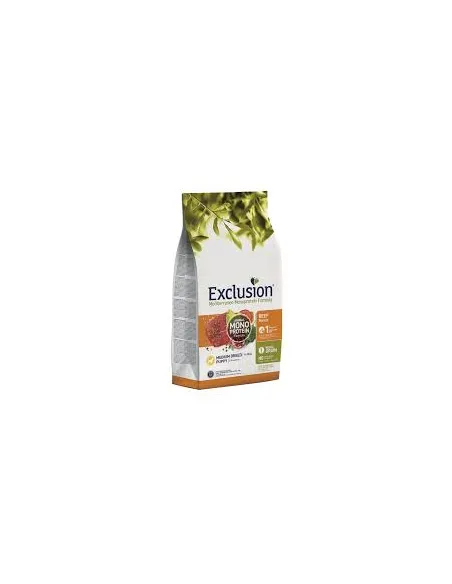 Exclusion Mediterraneo Puppy Medio Manzo 3 Kg