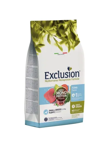 Exclusion Mediterraneo Puppy Small Tonno 500 Gr