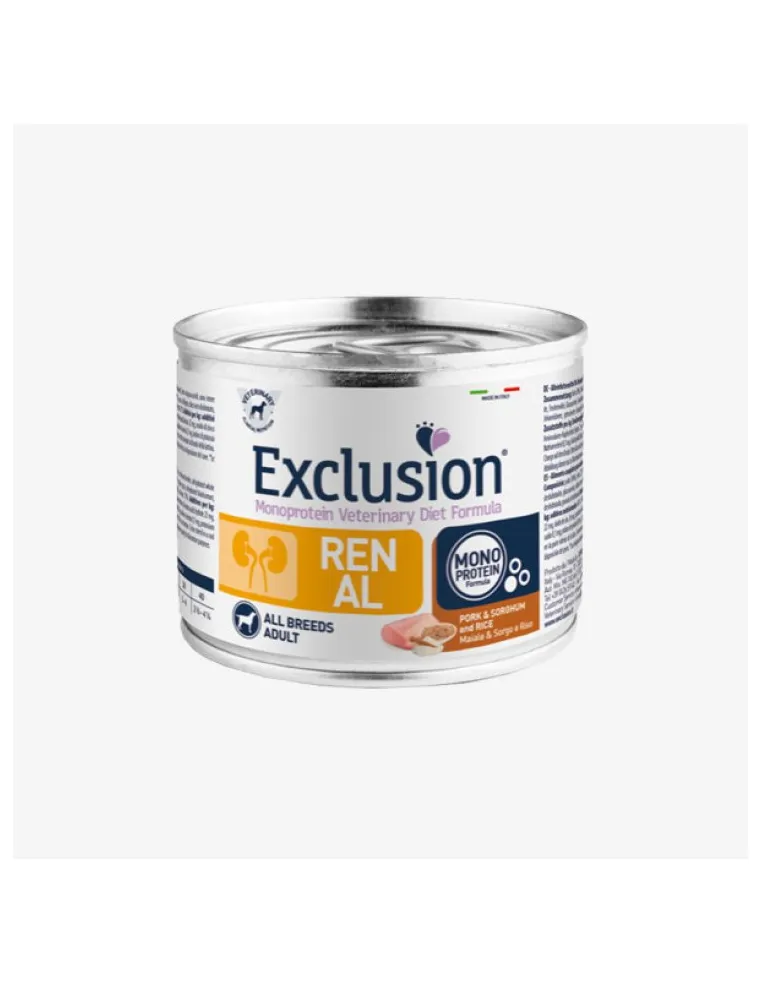 Exclusion Renal Pork Sorghum Rice 200 Gr