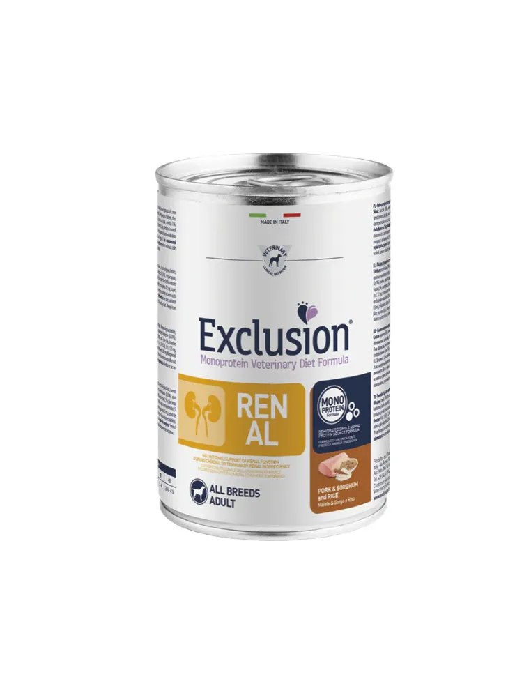 Exclusion Renal Pork Sorghum Rice 400 Gr