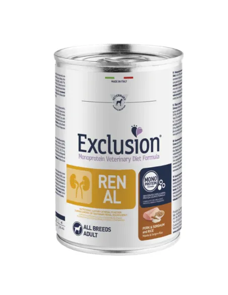 Exclusion Renal Pork Sorghum Rice 400 Gr