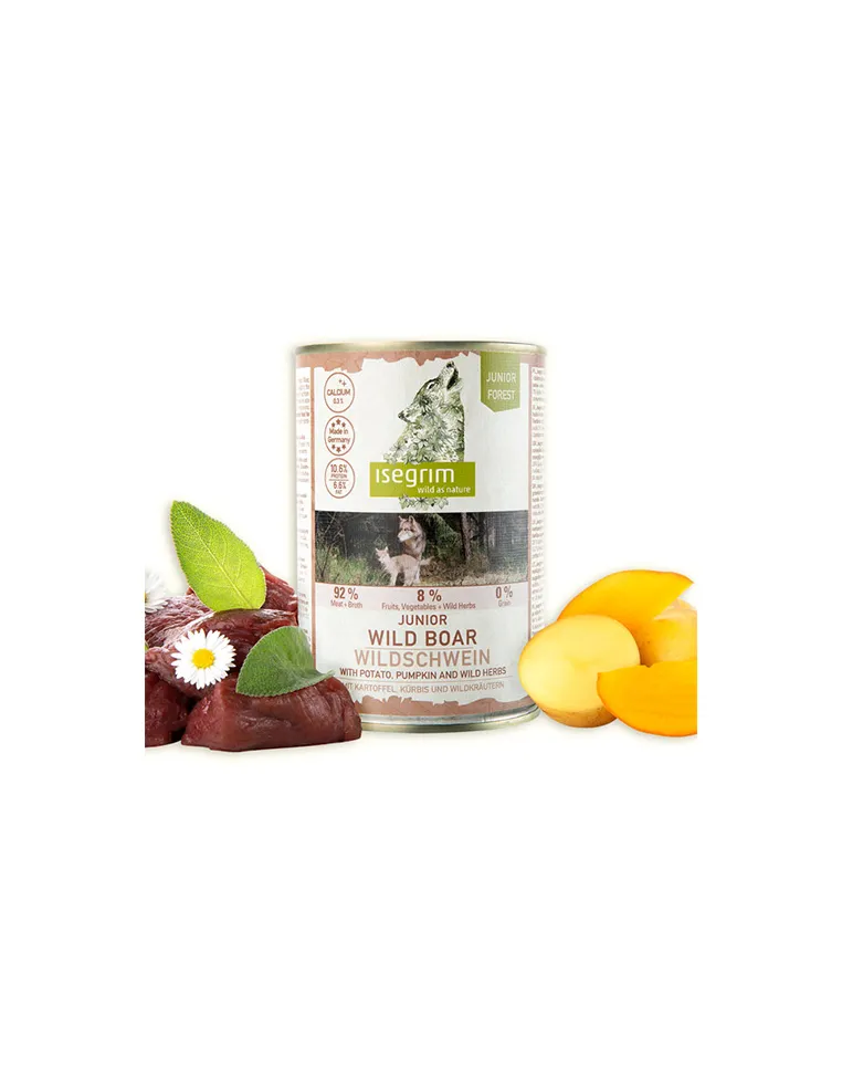 Isegrim Wild Junior Cinghiale patata zucca 400 gr