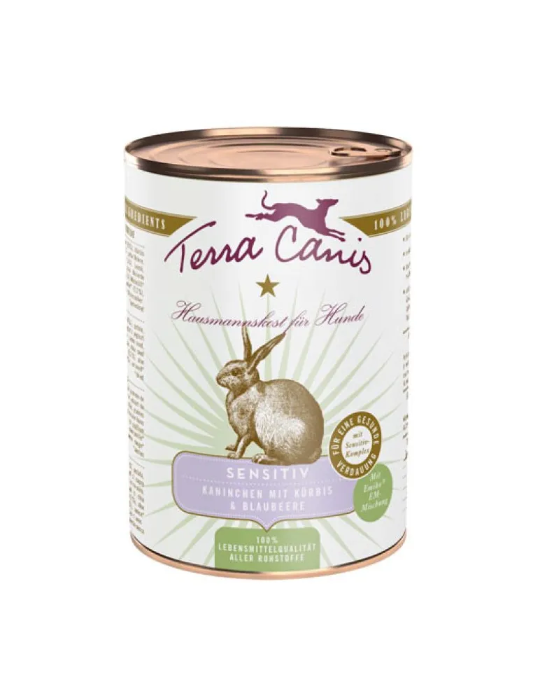 Terra Canis sensitive coniglio con zucca e mirtillo 400 gr