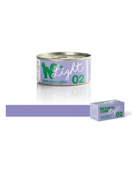 Natural Line Light 02 4x70 Gr Pack Tonno Orata E Mela
