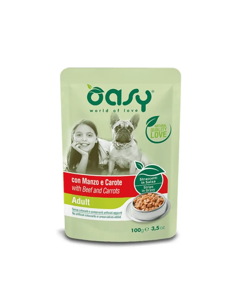 Oasy Wet Dog - Straccetti Tacc E Ver 100 Gr