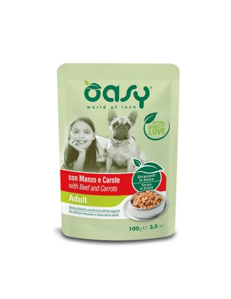 Oasy Wet Dog - Straccetti Tacc E Ver 100 Gr Oasy Wet Dog - Straccetti Tacc E Ver 100 Gr