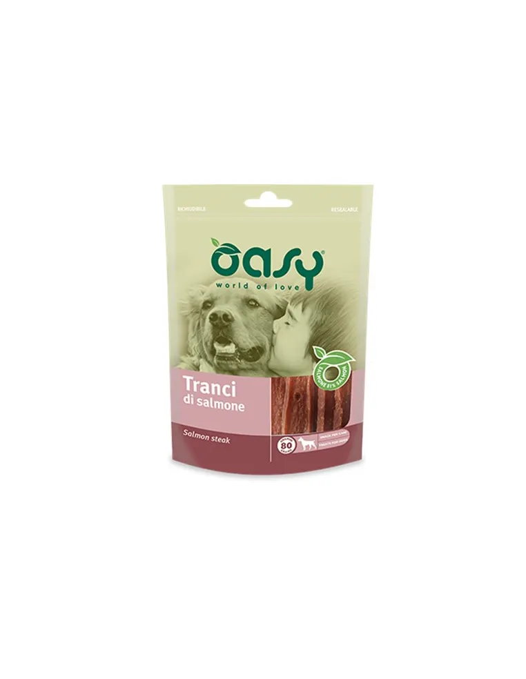 Oasy Snack Dog - Tranci Salmone 80 Gr