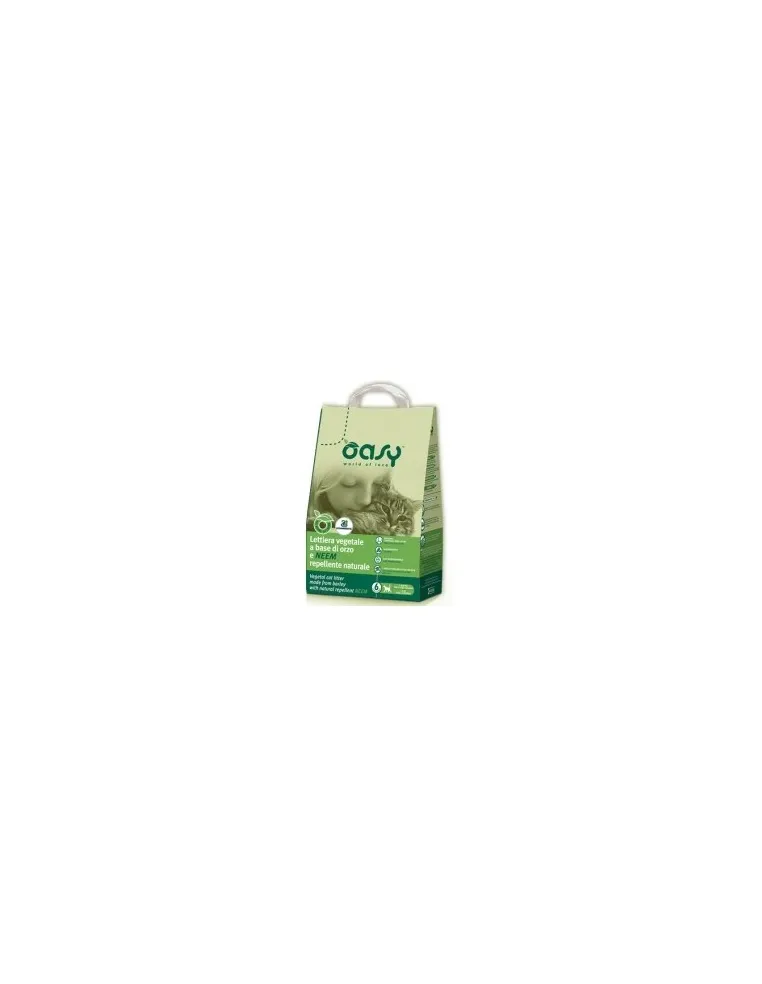 Oasy Lettiera Vegetale Cellulosa e Neem 6 Lt