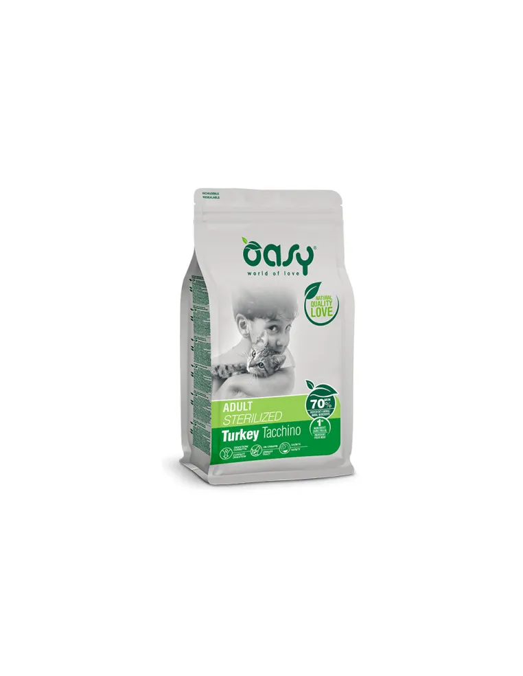 Oasy Dry Cat - Adult Tacchino 1,5 Kg