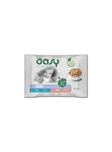 Oasy Wet Cat - Bocconcini Multi Fish 4x8
