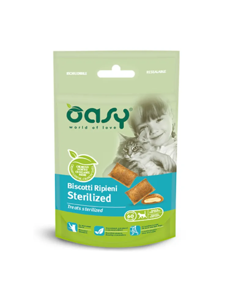 Oasy Snack Cat - Biscotti Anatra 60gr