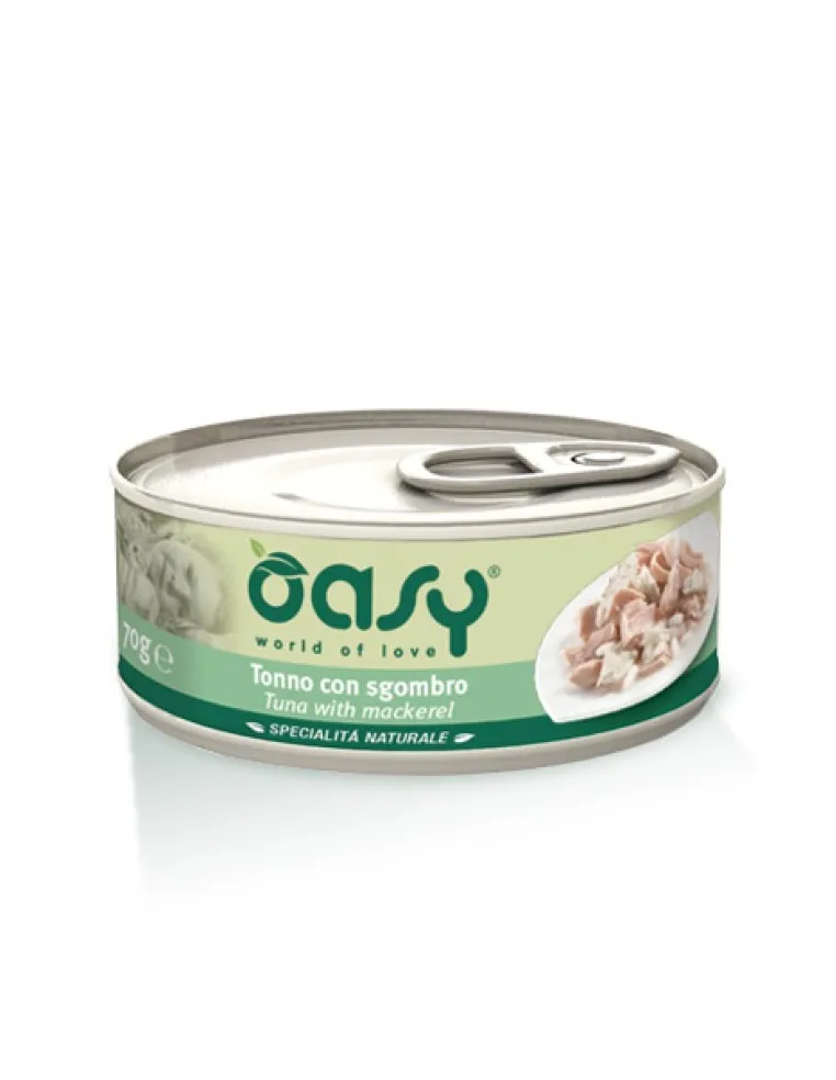 Oasy Wet Cat - Tonno Sgombro 70 Gr