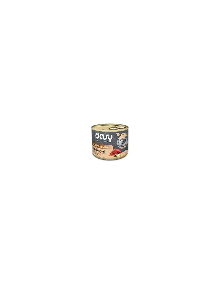 Oasy Wet Dog Grain Free - Puppy Mini Agnello 200 Gr