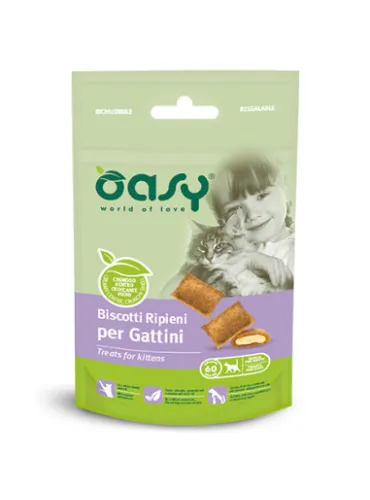 Oasy Snack Cat - Biscotti Gattini 60gr