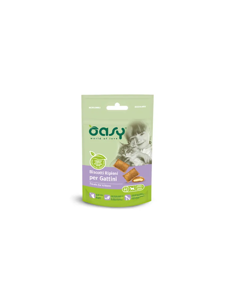 Oasy Snack Cat - Biscotti Gattini 60gr