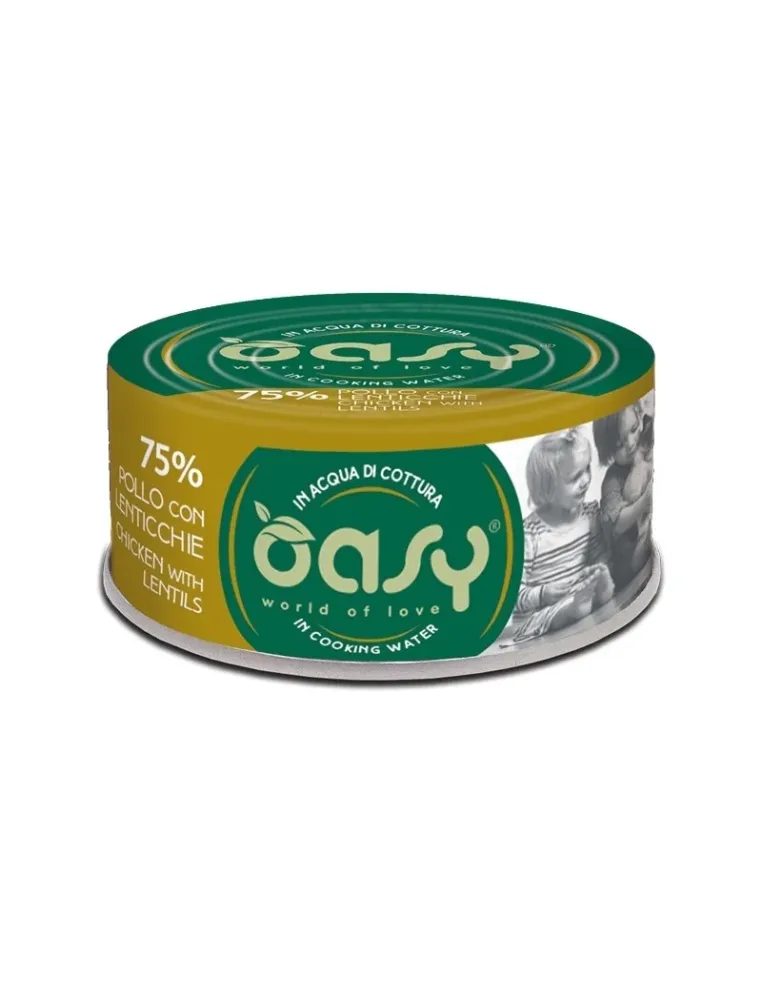 Oasy Wet Cat - Pollo Lenticchie 70 Gr