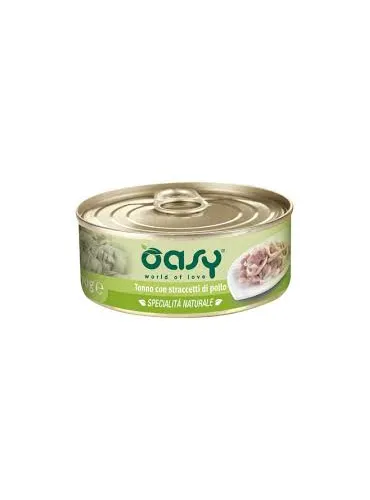 Oasy Wet Cat - Tonno Con Straccetti Pollo 150 Gr