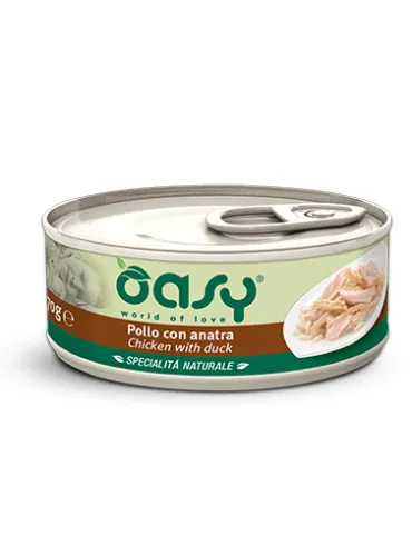 Oasy Wet Cat - Pollo Anatra Cup 70 Gr