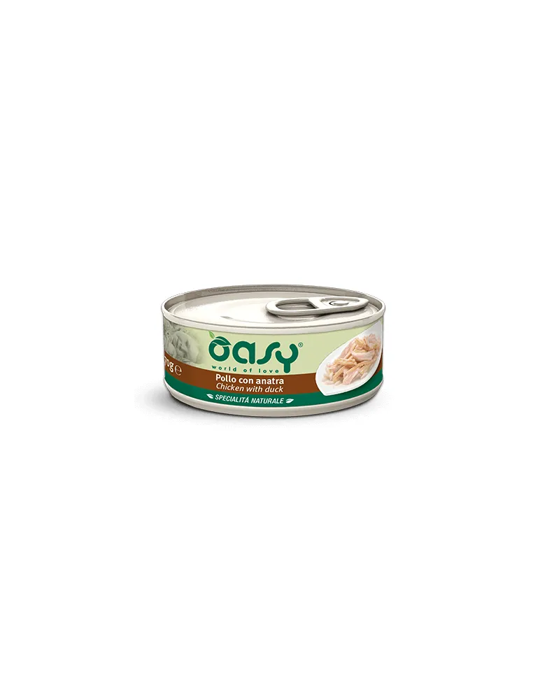 Oasy Wet Cat - Pollo Anatra Cup 70 Gr