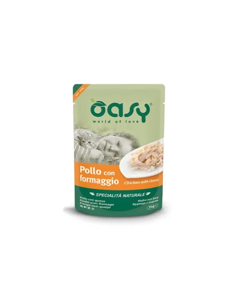 Oasy Wet Cat – Pollo Formaggio 70g