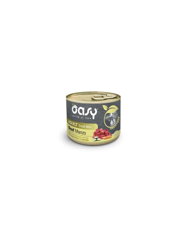 Oasy Wet Dog Grain Free - Adult Mini Man Zo 200 Gr