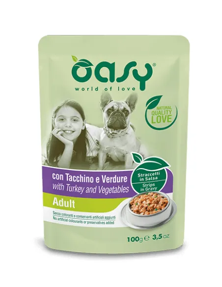 Oasy Wet Dog - Straccetti Mature Tacchi 100 G R Oasy Wet Dog - Straccetti Mature Tacchi 100 G R