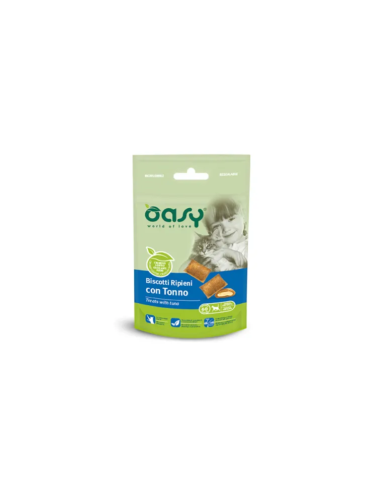 Oasy Snack Cat - Biscotti Tonno 60gr