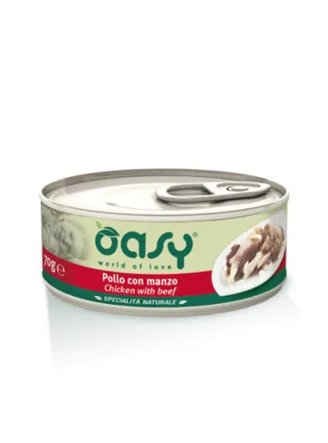 Oasy Wet Cat - Pollo Manzo 150 Gr