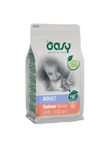 Oasy Dry Gatto - Adult Salmon 300 Gr
