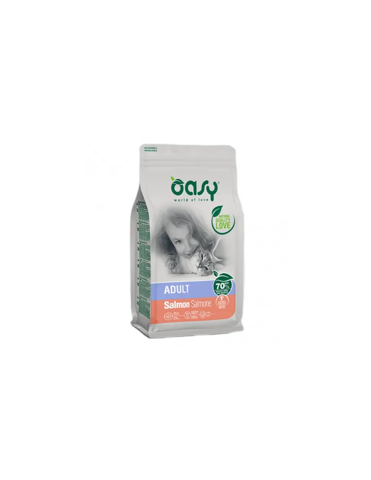 Oasy Dry Gatto - Adult Salmon 300 Gr