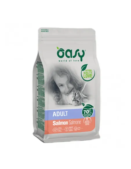 Oasy Dry Gatto - Adult Salmon 300 Gr
