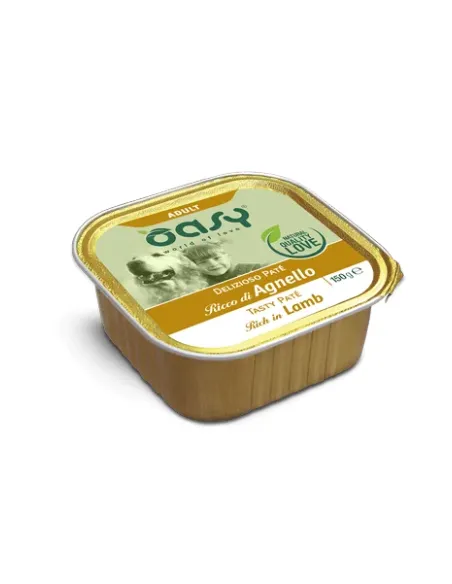 Oasy Wet Dog - Pate Agnello Vas 150 Gr Oasy Wet Dog - Pate Agnello Vas 150 Gr