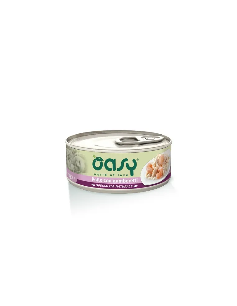 Oasy Wet Cat - Pollo Con Gamberetti 150 Gr