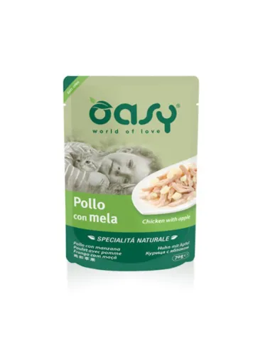 Oasy Wet Cat – Pollo Mela 70g